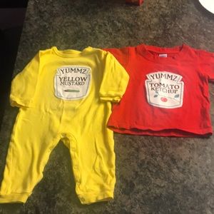 Matching Ketchup/Mustard Halloween costume